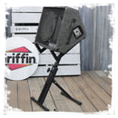 Guitar Combo Amplifier Stand by GRIFFIN - PA Speaker Karaoke Monitor Holder - Low Profile Pro-Audio Amp Tilt Back Mount Stand for Speaker Cabinet
