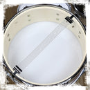 Snare Drum by GRIFFIN | 14" x 5.5"  Black Hickory PVC & Coated Head on Poplar Wood Shell | Acoustic Marching Percussion Instrument Set, Drummers Key, 8 Metal Tuning Lugs & Snare Strainer Throw Off Kit