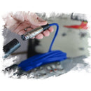 XLR Female to 1/4" Male Jack Microphone Cables (4 Pack) by FAT TOAD | 20ft Pro Audio Blue Mic Cord Extension Patch Lo-Z Connector | 24 AWG Shielded Speaker Wire & Balanced for Studio Audio Recording