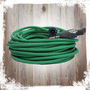 Speakon to Speakon Cables (2 Pack) by FAT TOAD - 25ft Professional DJ Pro Audio Green Speaker PA Cord w/ Twist Lock Connector - 12 AWG Wire for Studio