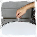 Piccolo Snare Drum 13" x 3.5" by GRIFFIN | 100% Poplar Shell with Oak Wood Finish & Coated Drum Head | Professional Marching Drummers Deluxe Percussion Instrument with Bright Tone & Brilliant Attack