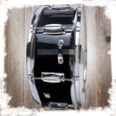 GRIFFIN Snare Drum - Poplar Wood Shell 14" x 5.5" with Black PVC & Coated Head - Acoustic Marching Percussion Musical Instrument Set with Drummers Key