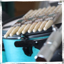 GRIFFIN Attack Zzzap Drum Sticks - 24 Pairs of Select Elite Maple Wood Size 5A - Drummers Percussion Classic Pure Grit Uncoated, Raw Wood Drumming Sticks - Premium Balanced, Level and Straight