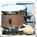 Popcorn Soprano Snare Drum by GRIFFIN | Acoustic Firecracker 10"x6" Poplar Wood Shell with Oakwood PVC | Mini Concert Marching Percussion Musical Instrument with Snare Throw Off, Drummers Key & Head