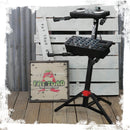 DJ Workstation Stand by FAT TOAD - 2-Tier Multiuse Sliding Piano Mount For Mixer, Digital Keyboard, MIDI Controller Tablet, Laptop Synthesizer