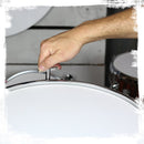 GRIFFIN Snare Drum Birch Wood Shell 14 X 6.5 Inch | Oversize 2.5" Large Vents & Custom Graphic Wrap (Limited Edition) | Red Hardware & Marching Drummers Key for Students & Pros | 8 Metal Tuning Lugs