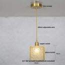 DecorBites™ Crystal Glass LED Pendant Lamp, Adjustable Modern Luxury Hanging Lights