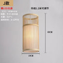 DecorBites™ Bamboo Ceiling Chandelier for Home Garden Restaurant Bedroom Study Decoration Lamps