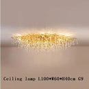 DecorBites™ Crystal Drop Chandelier for Dining Living Room Bedroom Luxury Decor
