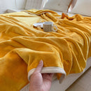 DecorBites™ Coral Velvet Summer Blanket: Extra Soft, Skin-friendly, Machine Washable