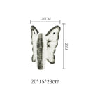 DecorBites™ Dark Butterfly Ceramic Vase for Table Decoration and Floral Arrangement