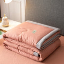 DecorBites™ Cooling Cotton Quilt with Washable Core for Single Bed in Dorm