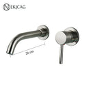DecorBites™ Gold Basin Faucet: Single Handle, Hot & Cold Water, Matte Black Finish