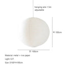 DecorBites™ Handwoven Art Pendant Lamp: Minimalist LED Chandelier for Living Room and Restaurant