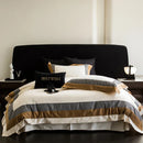 DecorBites™ Luxe Egyptian Cotton Bedding Set - Full Queen King Duvet Cover Flat Sheet Pillowcases