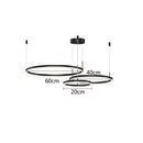 DecorBites™ Gold Ring Pendant Lights Circle Acrylic LED Ceiling Lamp