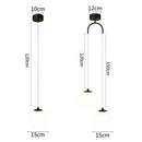 DecorBites™ Glass Ball LED Pendant Chandelier for Dining and Bedroom