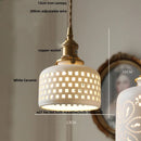 DecorBites™ Ceramic Knob Switch LED Pendant Light, Nordic Modern Hang Lamp