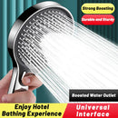 DecorBites™ Circular High Pressure Shower Head, Three Modes, Adjustable Water Outlet