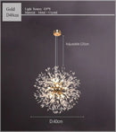 DecorBites™ Dandelion Chandelier LED Sparkle Ball Crystal Lighting for Restaurant & Living Room