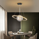 DecorBites™ Gold Acrylic Nordic Chandelier LED Pendant Lamp for Luxury Interior Lighting