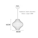 DecorBites™ Elegant Silk Designer Pendant Lamp for Home & Hospitality Lighting