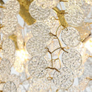 DecorBites™ Golden Money Tree Crystal Chandelier for Elegant Home Décor