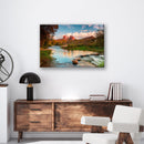 Sedona River Print Metal Wall Art – Arizona Red Rock Canyon Scenic Decor