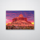 Sedona Print Metal Wall Art – Arizona Red Rock Desert Landscape Wall Decor