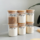 DecorBites™ Glass Food Storage Jar with Lid for Kitchen Organization
