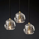 DecorBites™ K9 Crystal Pendant Lights: Modern Nordic Gold Hanging Lamp for Living Room, Kitchen Home Decor.