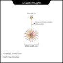 DecorBites™ Dandelion Chandelier: Colorful LED Pendant Lamp, Modern and Personalized Fashion