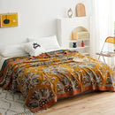 DecorBites™ Cotton Summer Throw Blanket – Breathable & Soft Nordic Quilt