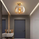 DecorBites™ Glass Ball LED Ceiling Light: Modern Living Room Lighting for Aisle, Bedroom, Kitchen