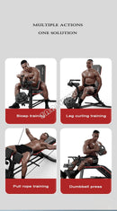 New Upgraded Multi-function Weightlifting Bench, Home Abdominal Waist Fitness Bench, Dumbbell Training Auxiliary Stool
