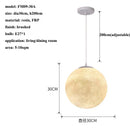 DecorBites™ Cream Moon LED Pendant Chandelier: Modern Living Room Kitchen Bedroom Lighting