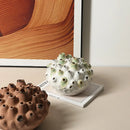 DecorBites™ Coral Ball Ceramic Ornaments: Coarse Pottery Artworks for Stylish Home Décor