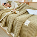 DecorBites™ Double Sided Jacquard Milk Velvet Blanket - Winter Warm Sofa Cover