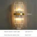 DecorBites™ Crystal LED Wall Lamps: Elegant Gold Wall Sconce Lights for Luxury Home Decor