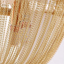 DecorBites™ Aluminum Chain Sconce for Aisle & Bedroom LED Wall Lamp – Gold/Silver