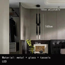 DecorBites™ Cloth Pendant Light with Acrylic Shade and G9 Bulb for Dining Room and Kitchen