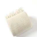 DecorBites™ Knitted Nordic Sofa Blanket - Soft Wool Blend Bed End Towel for Hotel Bedroom Decor