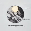 DecorBites™ Glass Globe LED Wall Lamp: Modern Nordic Stone Bathroom Mirror Light