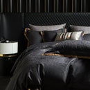 Dark Grey Cotton Bedding Set