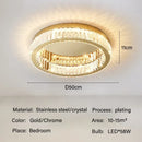 DecorBites™ Crystal LED Ceiling Chandelier for Home Living Room Lighting Decoration