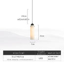 DecorBites™ Black Gold Marble Cylinder Pendant Light for Modern Home Decor