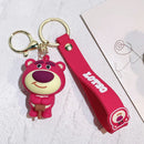 Disney Cartoon Anime Accessories Mickey Keychain Cute Minnie Keyring Student Bag Pendant Hanging Car Key Chain Couple Kids Gift