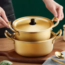 DecorBites™ Korean Ramen Cooking Pot Double Ear Soup Pot - Gas Stove Compatible, Home Kitchen