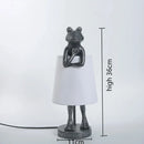 DecorBites™ Frog Resin Desk Lamp: Retro Design LED Bedroom Lighting Fixture