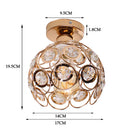 DecorBites™ Glass Crystal LED Ceiling Chandelier for Home Decor